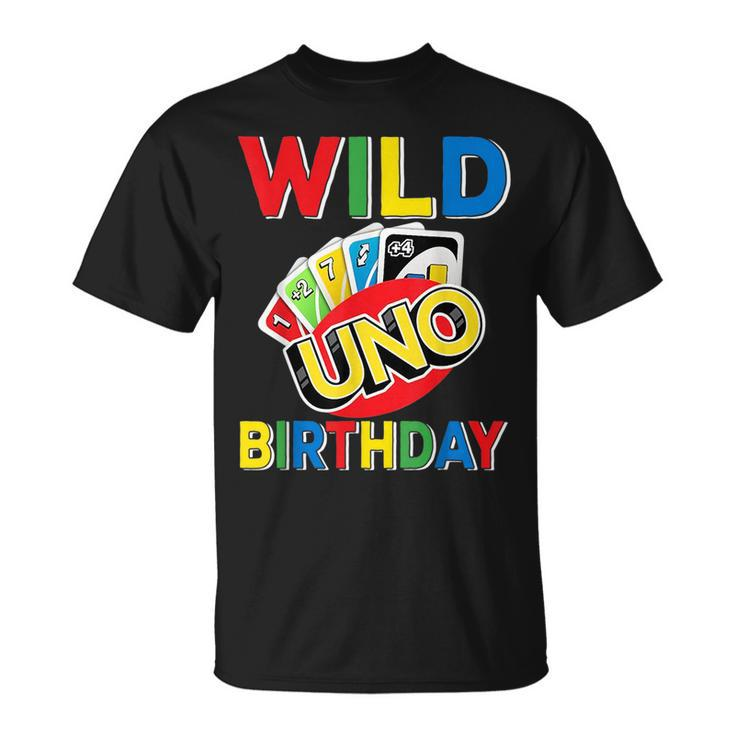 Uno Themed 1St Birthday Party Decorations 1St Bday Boy  Unisex T-Shirt