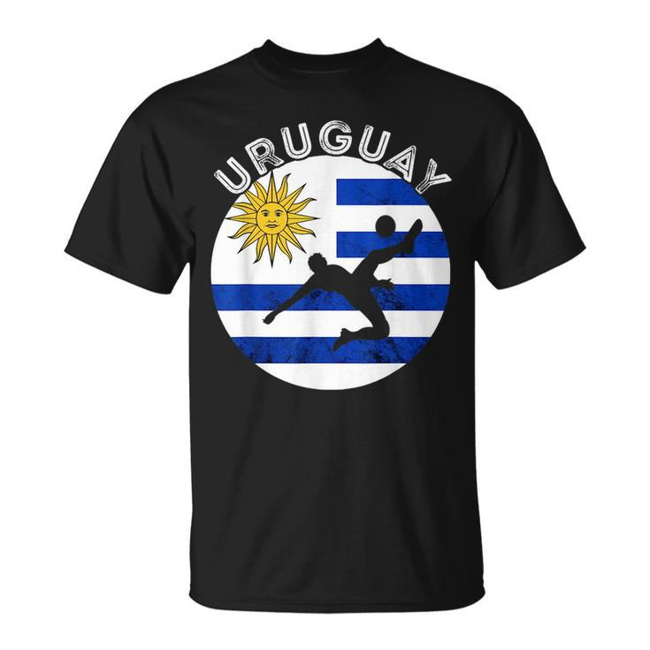 Uruguayan Soccer Player Uruguayan Pride Uruguay Flag Uruguay  Unisex T-Shirt