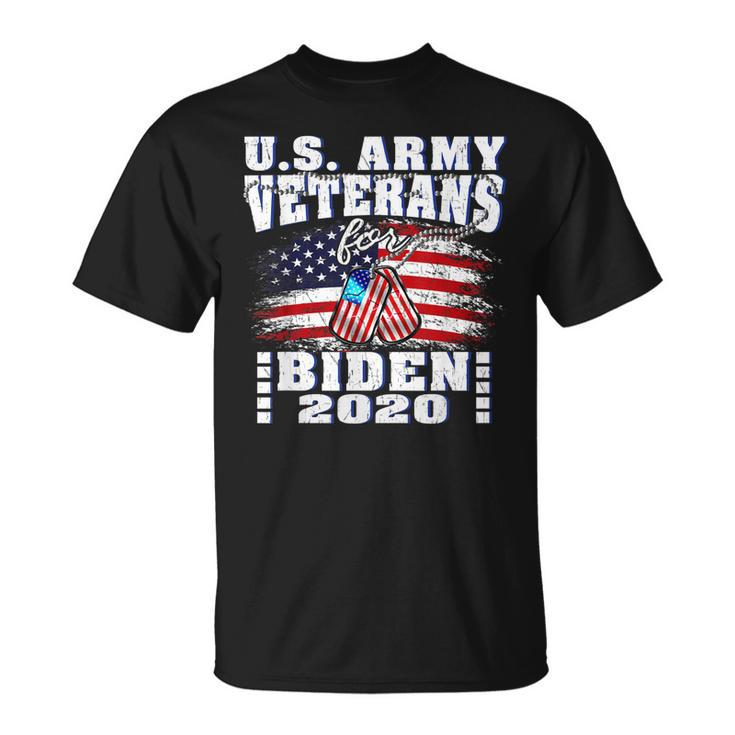 Us Army Veterans For Biden Vote Joe Biden 2020 Antitrump  Unisex T-Shirt