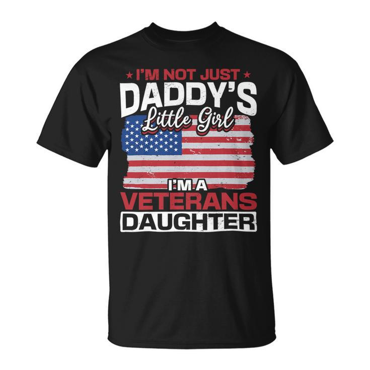 Us I´M Not Just Daddys Little Girl I´M A Veterans Daughter 158 Unisex T-Shirt