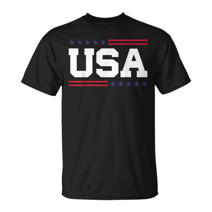 Usa 4Th Of July United States America American Patriotic   Unisex T-Shirt