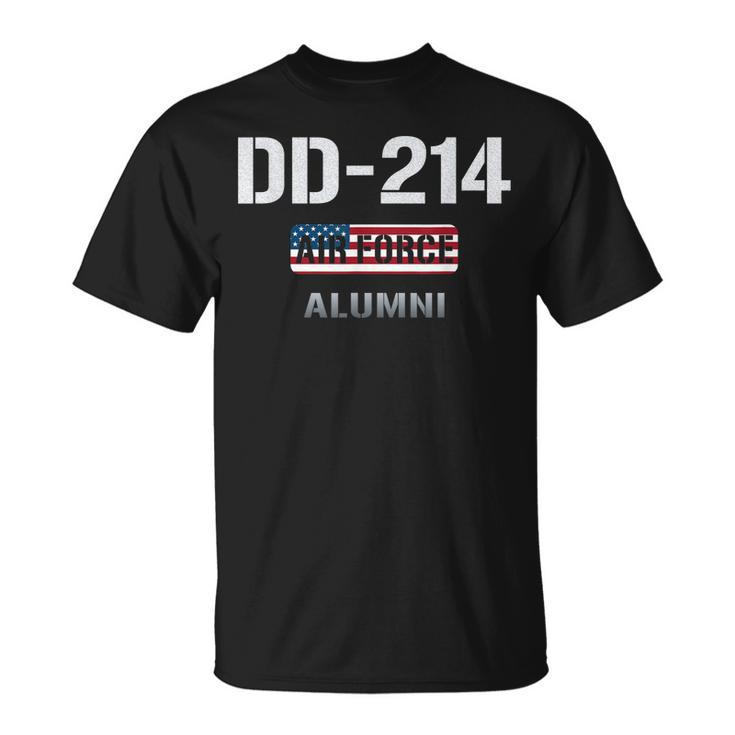 Usa Flag Dd214 Us Air Force Veteran Alumni Vintage  Unisex T-Shirt