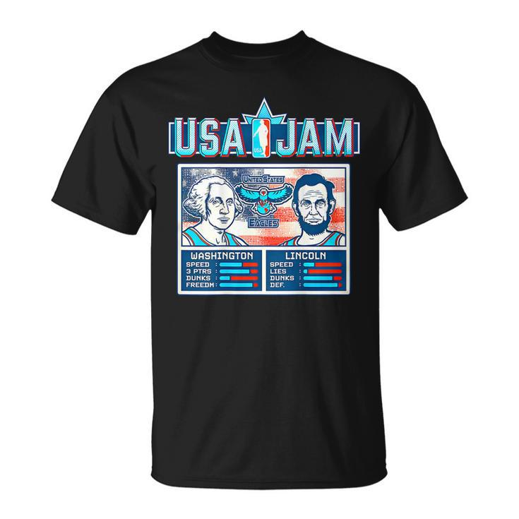 Usa Jam Washington Lincoln  Unisex T-Shirt