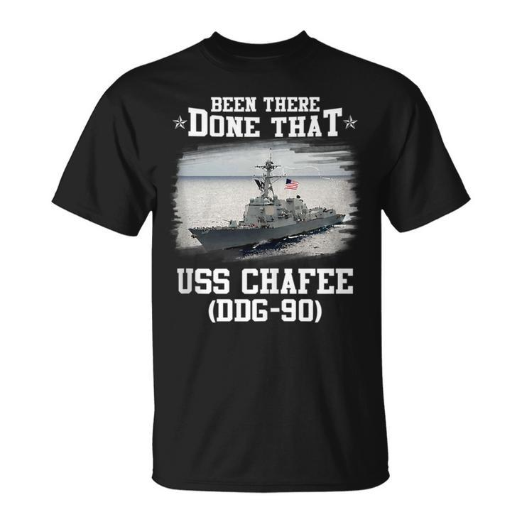 Uss Chafee Ddg-90 Destroyer Class Veterans Day Father Day T-shirt