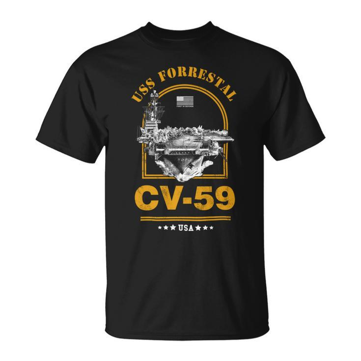 Uss Forrestal Cv-59 Unisex T-Shirt