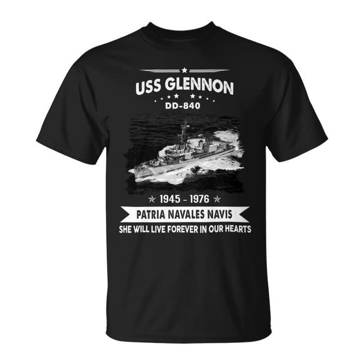 Uss Glennon Dd840 Unisex T-Shirt