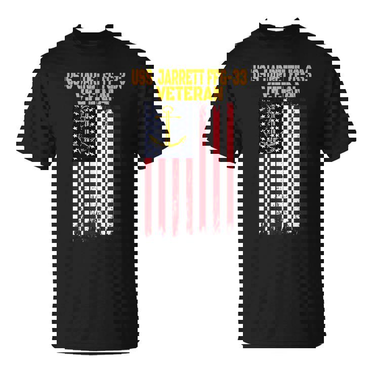 Uss Jarrett Ffg-33 Frigate Veterans Day Father's Day T-Shirt