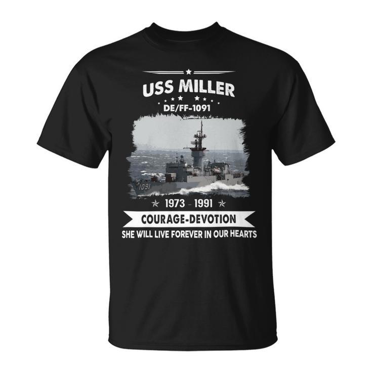 Uss Miller Ff 1091 Unisex T-Shirt