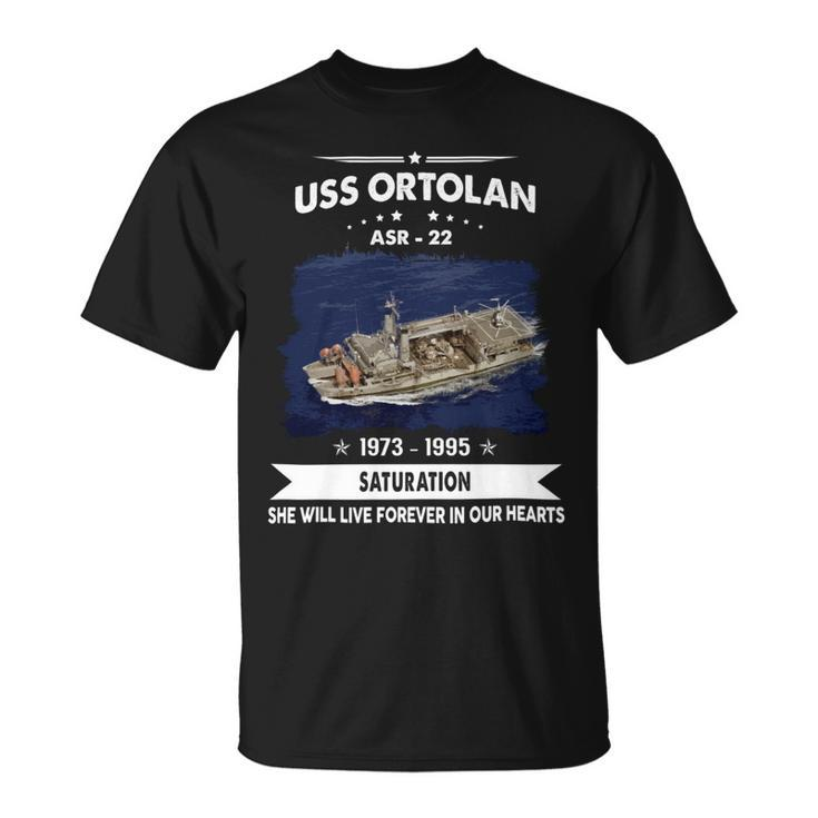 Uss Ortolan Asr 22 Unisex T-Shirt