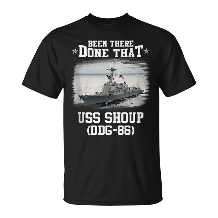 Uss Shoup Ddg-86 Destroyer Class Veterans Day Father Day T-shirt