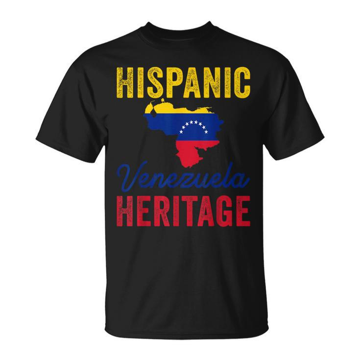Venezuela Flag Hispanic Heritage Month Great Venezuela Pride T-Shirt