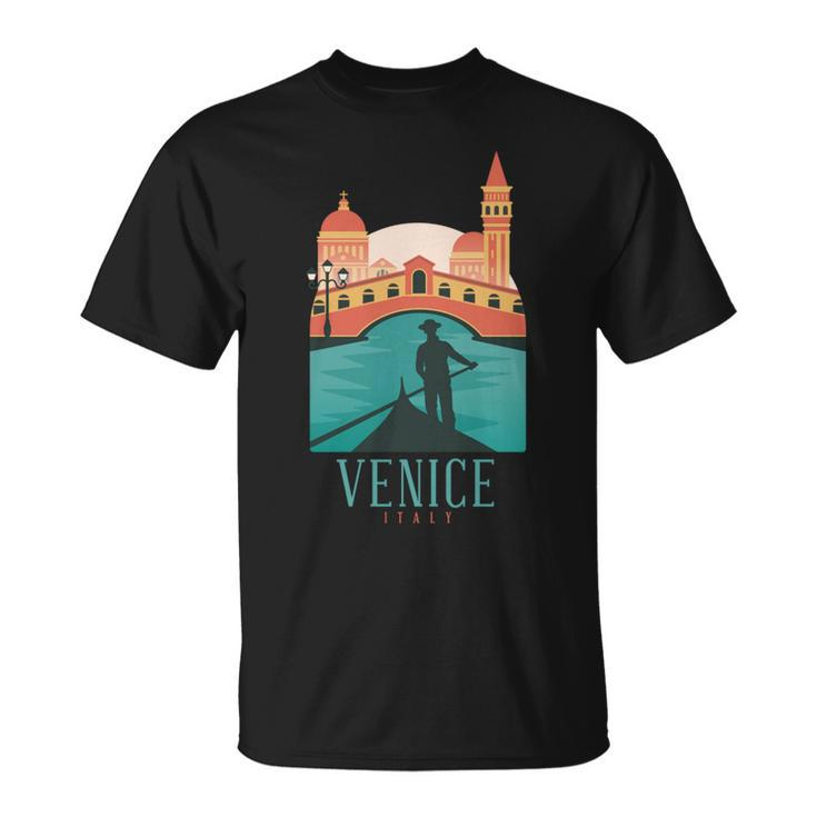 Venice Rialto Bridge Italy Vintage Italian Souvenir T-Shirt