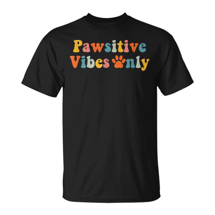 Vet Tech Pawsitive Vibes Veterinarian Veterinary Assistant T-Shirt