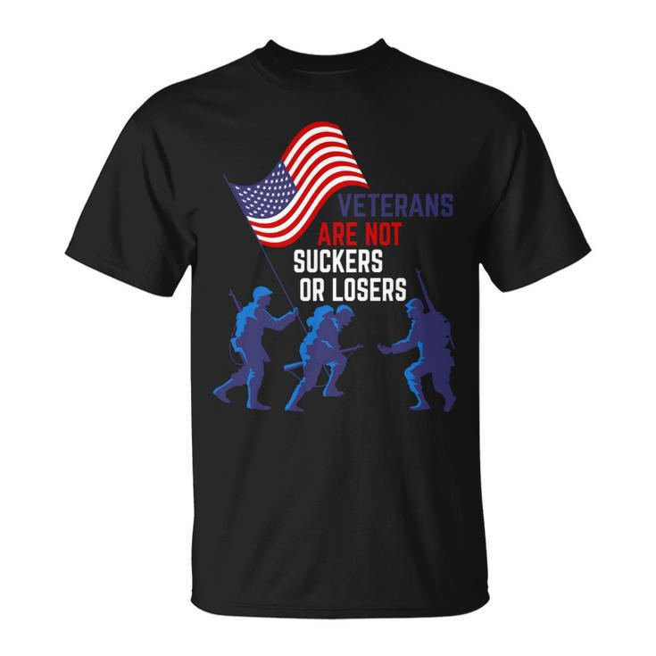 Veteran Vets Day Are Not Suckers Or Losers 64 Veterans Unisex T-Shirt
