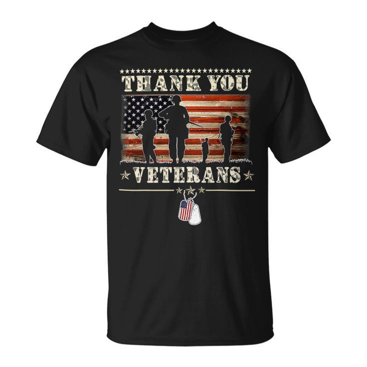 Veteran Vets Thank You Veterans Proud Veteran Day 321 Veterans Unisex T-Shirt