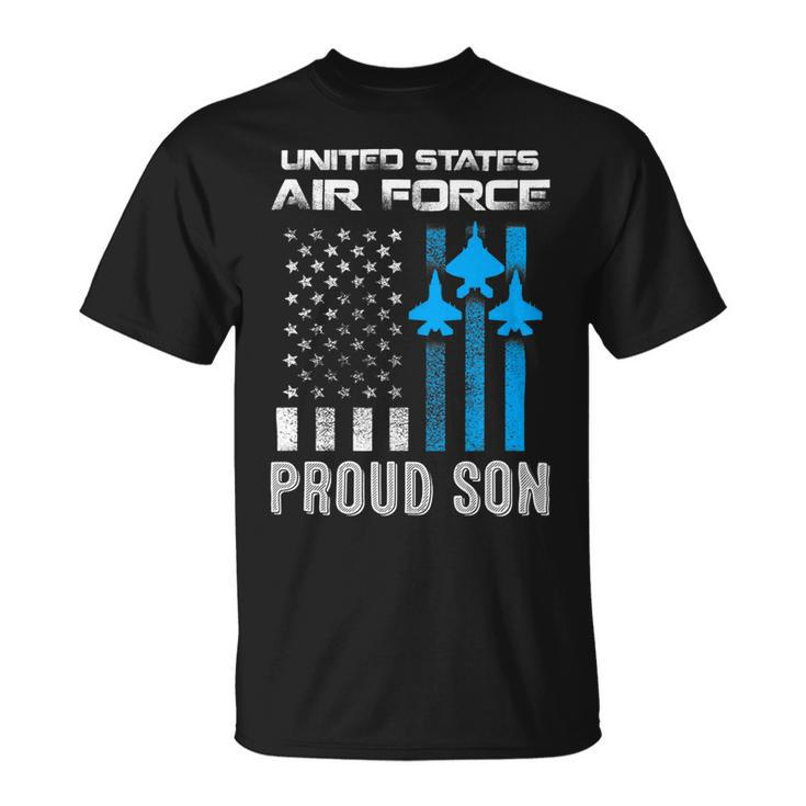 Veteran Vets Us Air Force Proud Son Proud Air Force Son Veteran Day Veterans Unisex T-Shirt