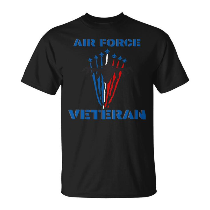 Veteran Vets Us Air Force Veteran Fighter Jets Veterans Unisex T-Shirt