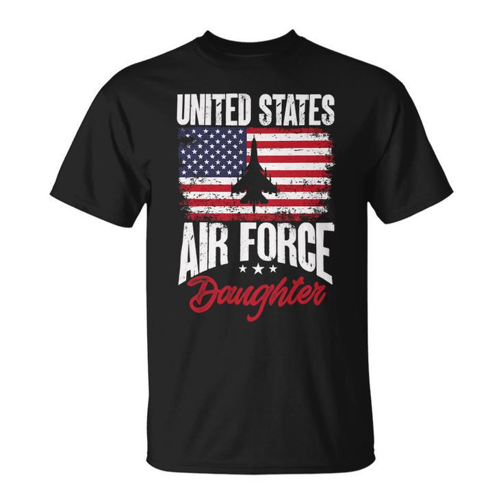 Veteran Vets Us Air Force Veteran United Sates Air Force Daughter 9 Veterans Unisex T-Shirt