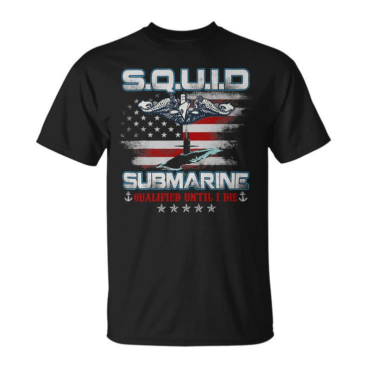 Veteran Vets US Submarine Service Veteran Submariner Usa Flag Vintage 106 Veterans Unisex T-Shirt