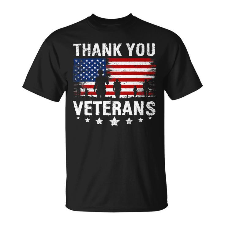 Veterans Day Presents Thank You Veterans 315 Unisex T-Shirt