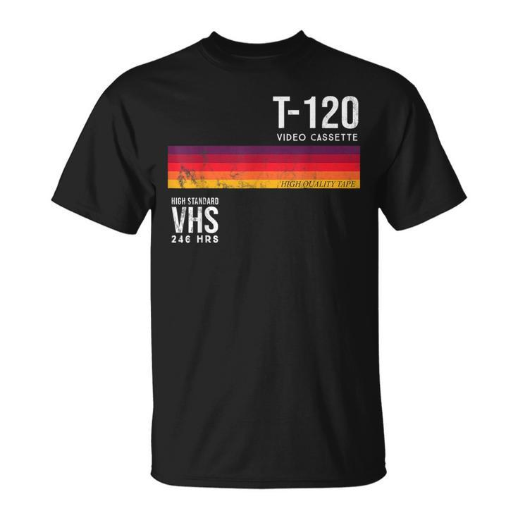 Vintage 80S Video Cassette Tape Vhs Unisex T-Shirt