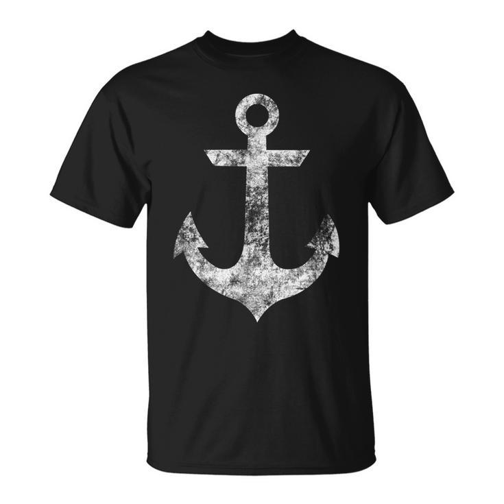 Vintage Anchor Summer Sailing  Unisex T-Shirt