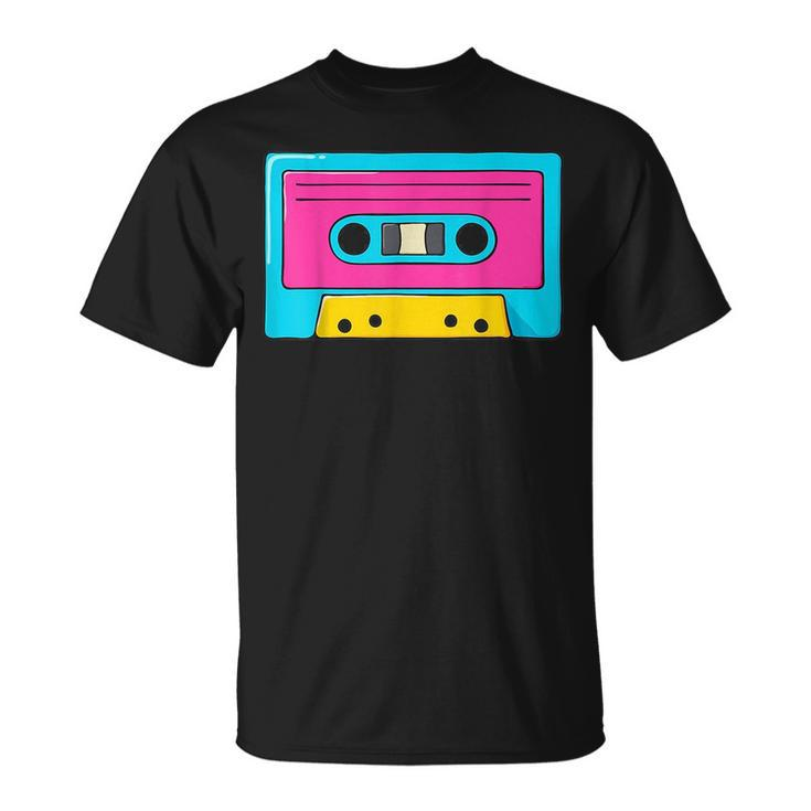 Vintage Audio Tape Cassette 80S 90S Halloween Party Costume 90S Vintage Designs Funny Gifts Unisex T-Shirt