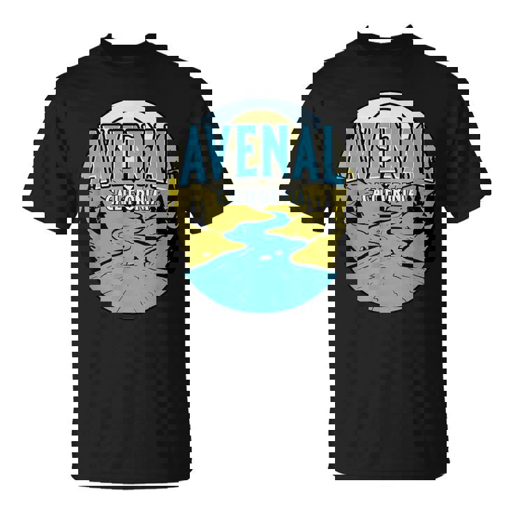 Vintage Avenal California River Valley Souvenir Print T-Shirt