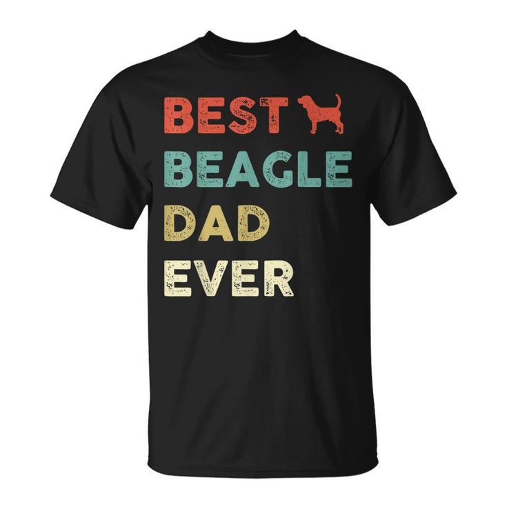 Vintage Best Beagle Dad Ever  Beagle Gift Men Unisex T-Shirt