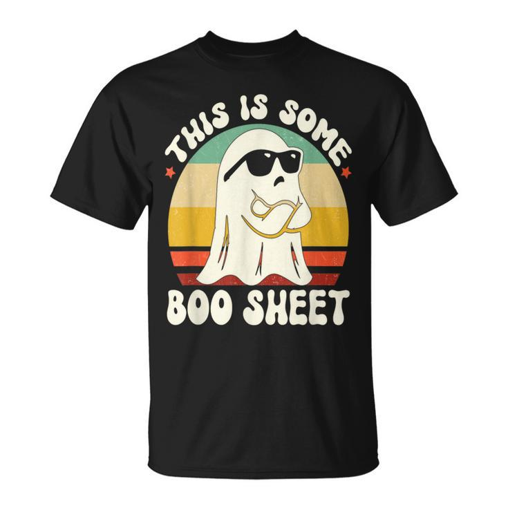 Vintage This Is Some Boo Sheet Halloween Ghost T-Shirt