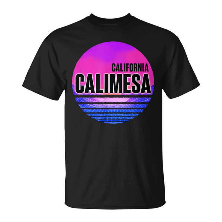 Vintage Calimesa Vaporwave California T-Shirt