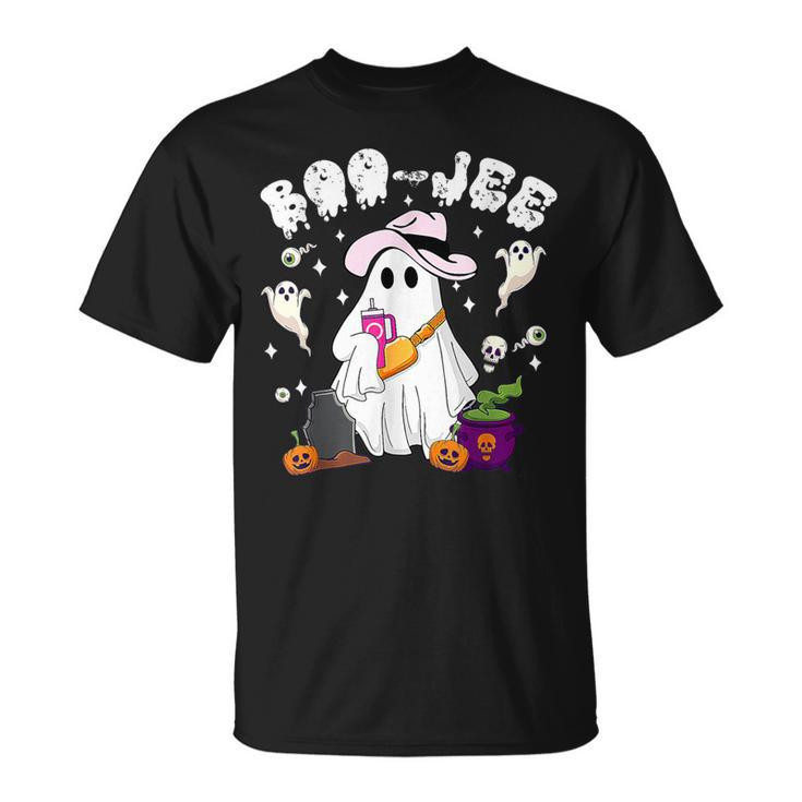 Vintage Ghost Boujee Boo Jee Spooky Season Halloween T-Shirt