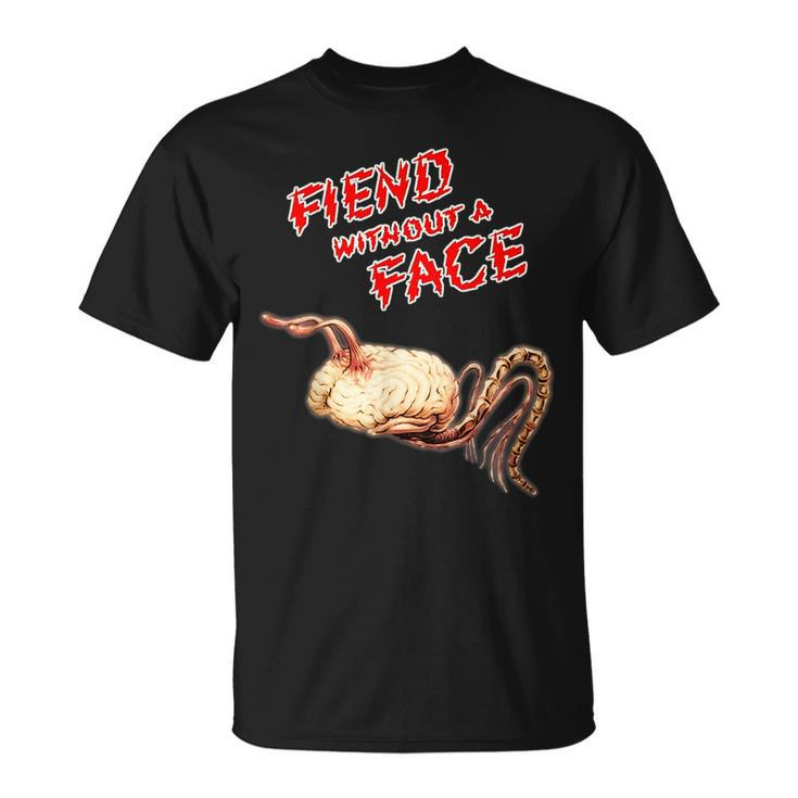 Vintage Horror Monster Fiend Without A Face Horror T-Shirt