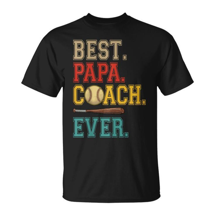 Vintage Papa Coach Ever Costume Baseball Player Coach  Unisex T-Shirt