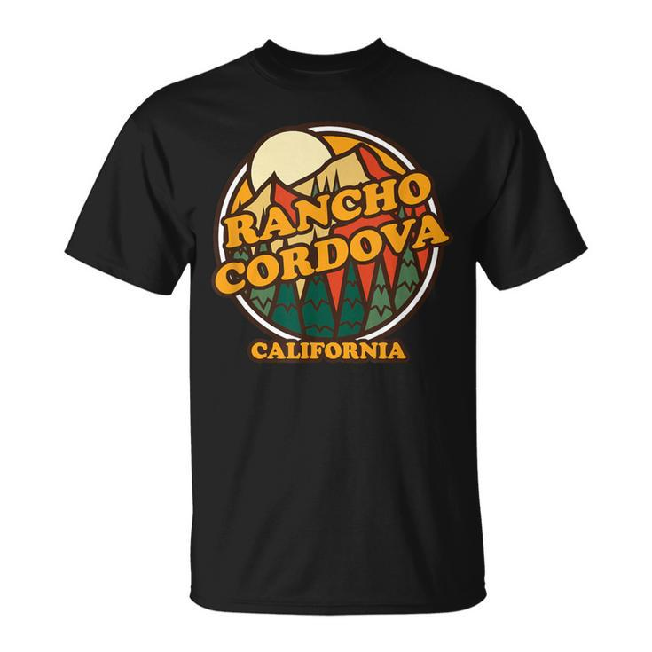 Vintage Rancho Cordova California Mountain Hiking Souvenir T-Shirt