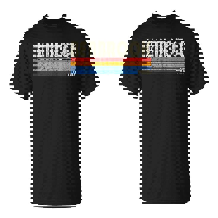 Vintage Retro 70S 80S Style Hometown Of Benbrook Tx T-Shirt