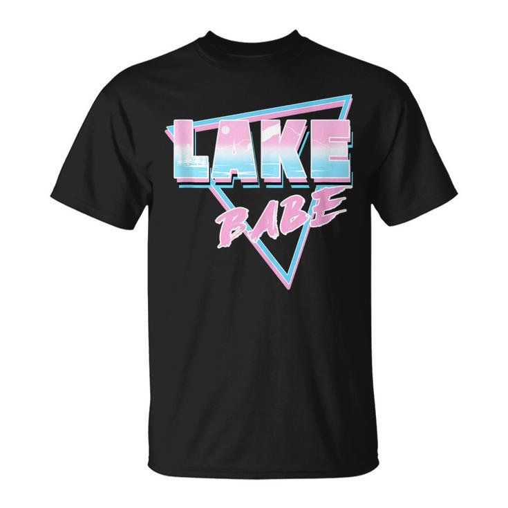 Vintage Retro Lake Babe 80S 90S Style Summer Vacation Gift  Vacation Funny Gifts Unisex T-Shirt
