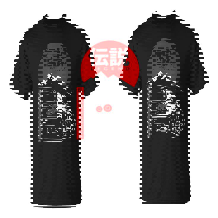 Vintage Skyline Automotive Jdm Legend Tuning Car Unisex T-Shirt