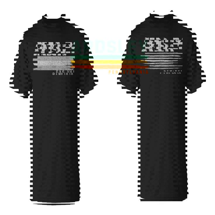 Vintage Stripes Ardsley Pa T-Shirt