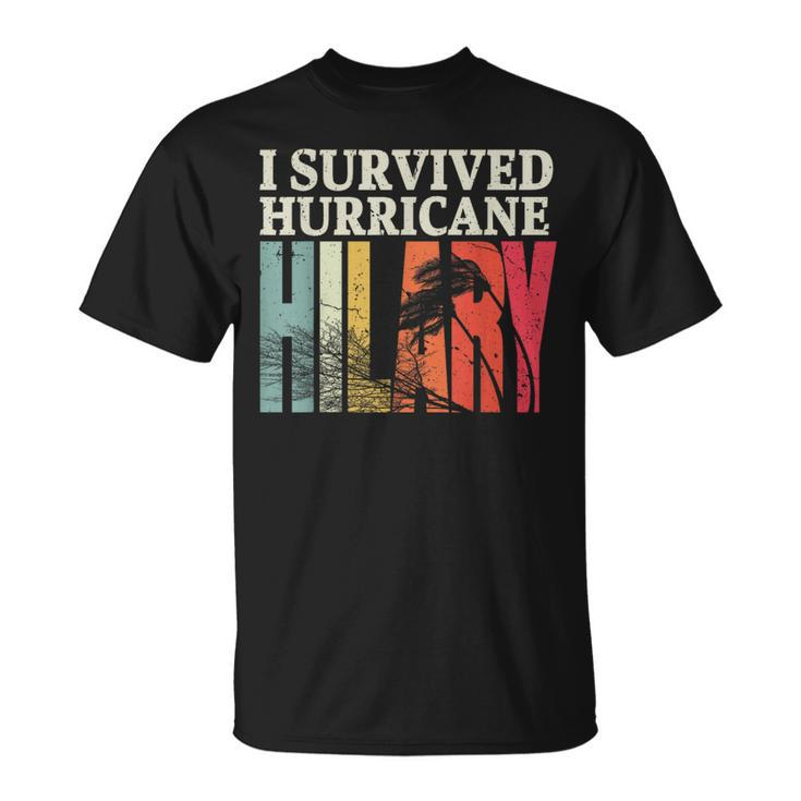 Vintage I Survived Hurricane Hilary T-Shirt