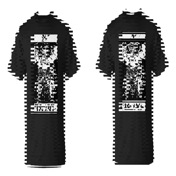 Vintage Tarot Card The Devil Card Occult Tarot T-shirt