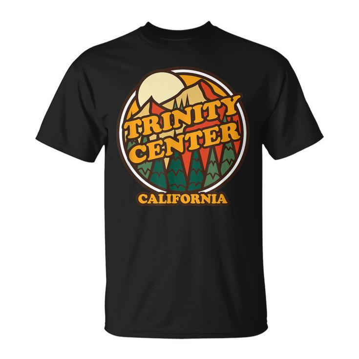 Vintage Trinity Center California Mountain Hiking Souvenir T-Shirt