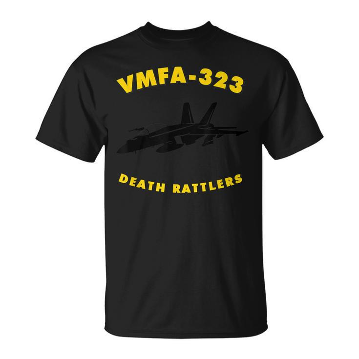 Vmfa-323 Fighter Attack Squadron FA-18 Hornet Jet T-Shirt