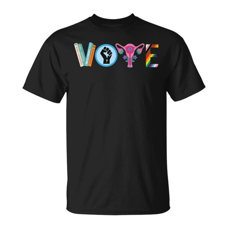 Vote Banned Books Black Lives Matter Lgbt Gay Pride Equality  Unisex T-Shirt