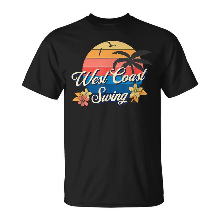 Wcs Dance Summer West Coast Swing Dance T-Shirt