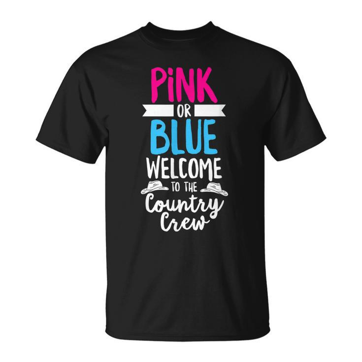 Western Gender Reveal Design For A Cowboy Or Cowgirl Unisex T-Shirt