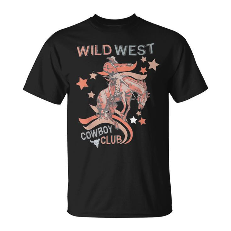 Wild West Cowboy Club Rodeo Cowgirl Country Southern Girl Unisex T-Shirt