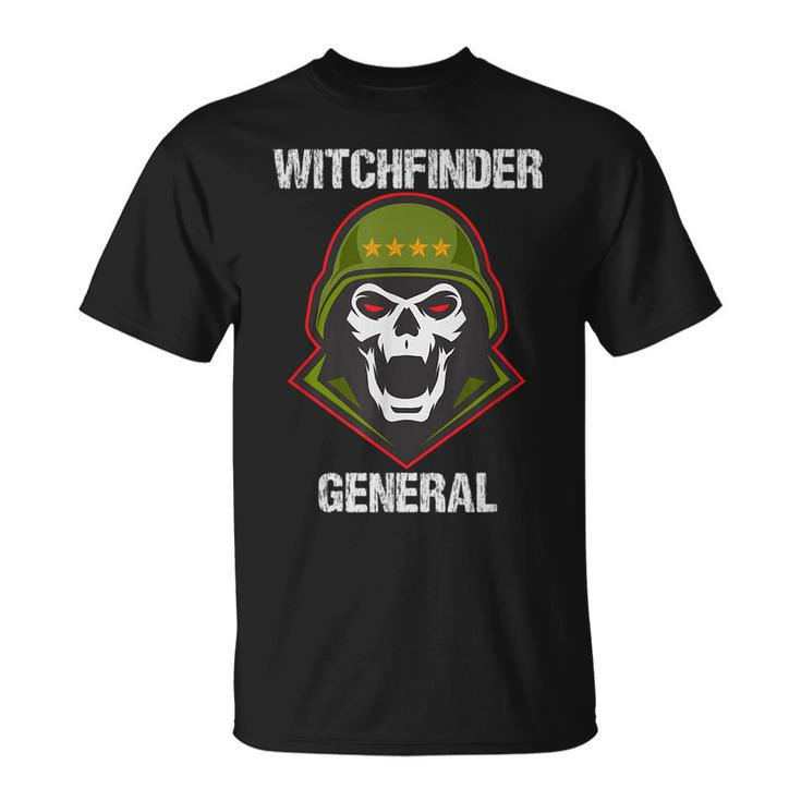 Witchfinder General Creepy Halloween Horror Witch Hunt Halloween T-Shirt