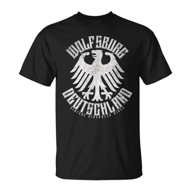Wolfsburg Deutschland Germany Vintage Air-Cooled Rides T-Shirt