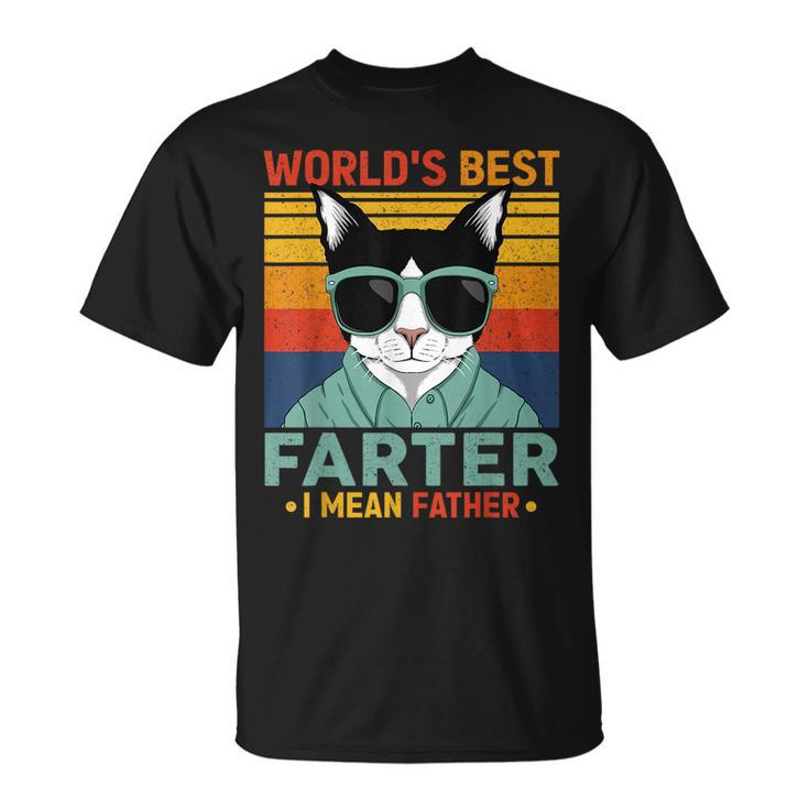 Worlds Best Farter I Mean Father Funny Best Dog Dad Ever  Unisex T-Shirt